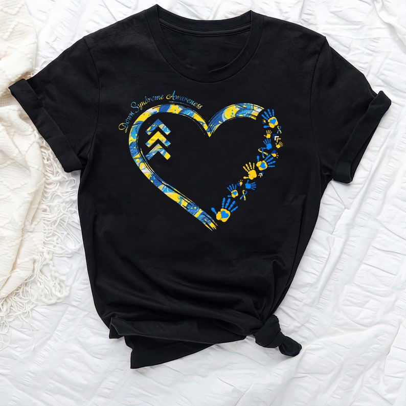 Down Syndrome Awareness Heart Shirt Down Syndrome Mom Shirt Sped Teacher Shirt Down Right Perfect 3 21 Shirt 1759823546617.jpg