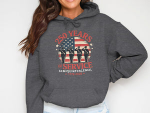 4th Of July Usa T Shirt Sweatshirt Hoodie 250 Years Of Serviceamerica 250 Anniversary Patriotic Shirt American Flag Gift 1759826188196.jpg