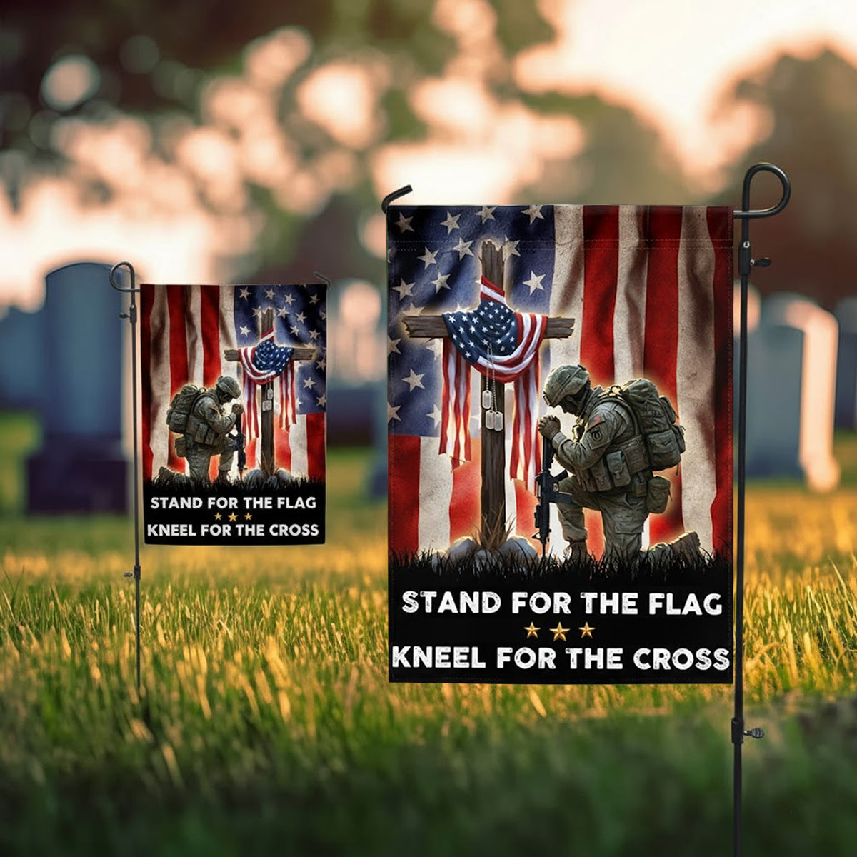 Us Soldier Flag  Stand For The Flag Kneel For The Cross House Flag  Christian Veteran Garden Banner  Patriotic Religious Home Decor 1759830023444.jpg