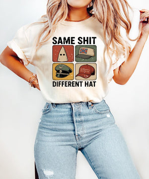 Same Shit Different Hat T Shirt Anti Trump Political Tshirt Funny Protest Graphic Tee Dark Humor Statement Sweatshirtdemocrat Humor Gift 1759832241584.jpg