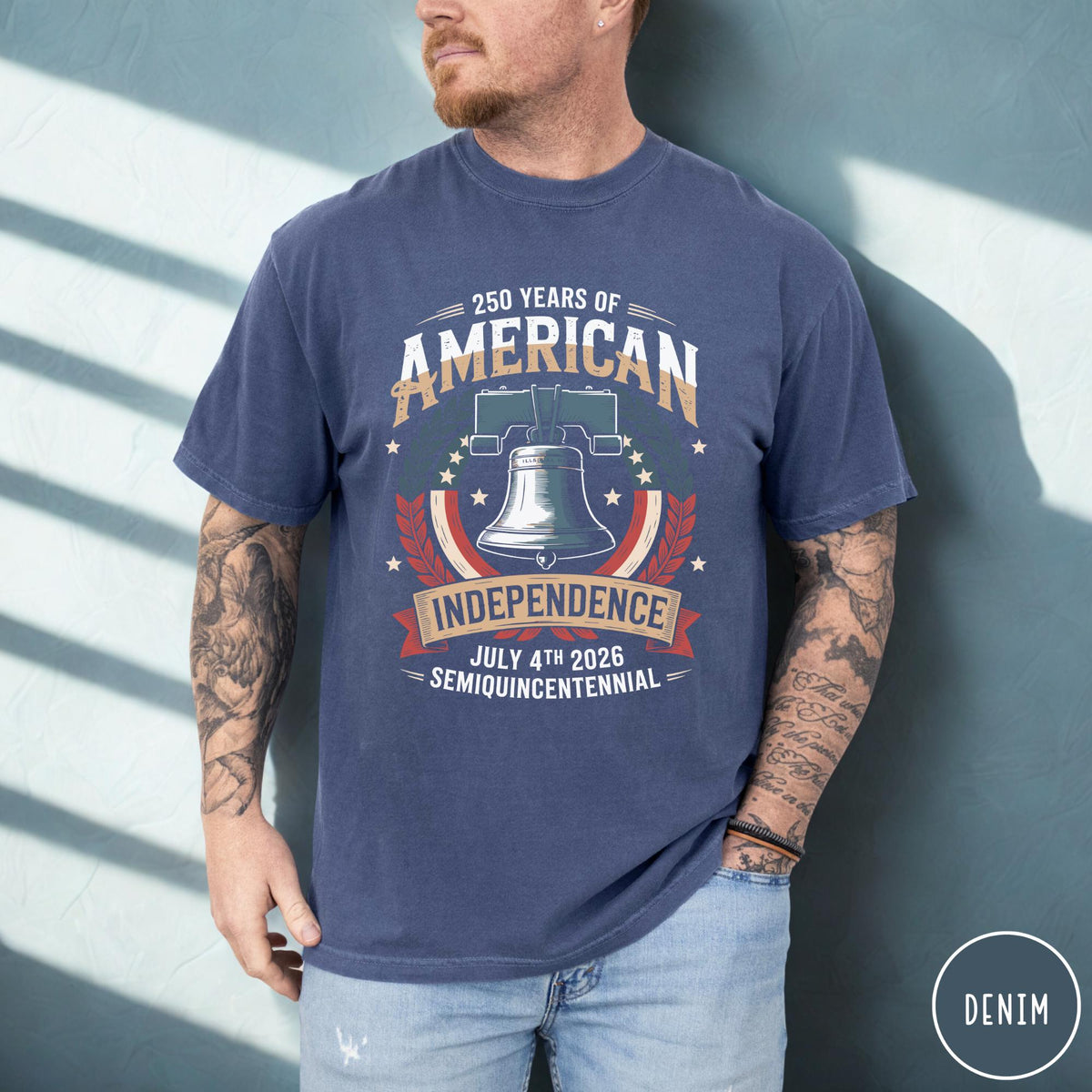 250 Years Of American Independence Shirt 250th Independence Day Shirt Liberty Bell Graphic Tee Retro American Heritage Shirt 4th Of July 1759891364636.jpg