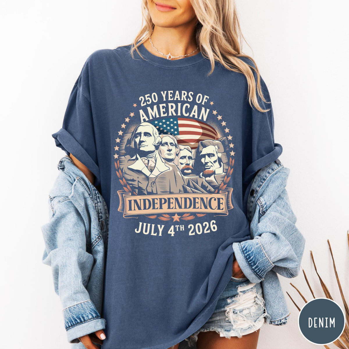 250 Years Of American Independence T Shirt Founding Fathers Graphic Tee Vintage American History Shirt Retro Usa Heritage Apparel 1759891895541.jpg