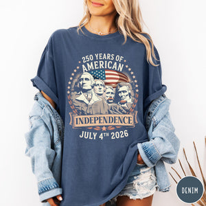 250 Years Of American Independence T Shirt Founding Fathers Graphic Tee Vintage American History Shirt Retro Usa Heritage Apparel 1759891895541.jpg