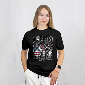 250th Anniversary Shirt   Cheers To 250 Years T Shirt   Funny Statue Of Liberty Drinking Tee   Vintage Us Flag America 1776 Patriotic Outfit 1759895034701.jpg