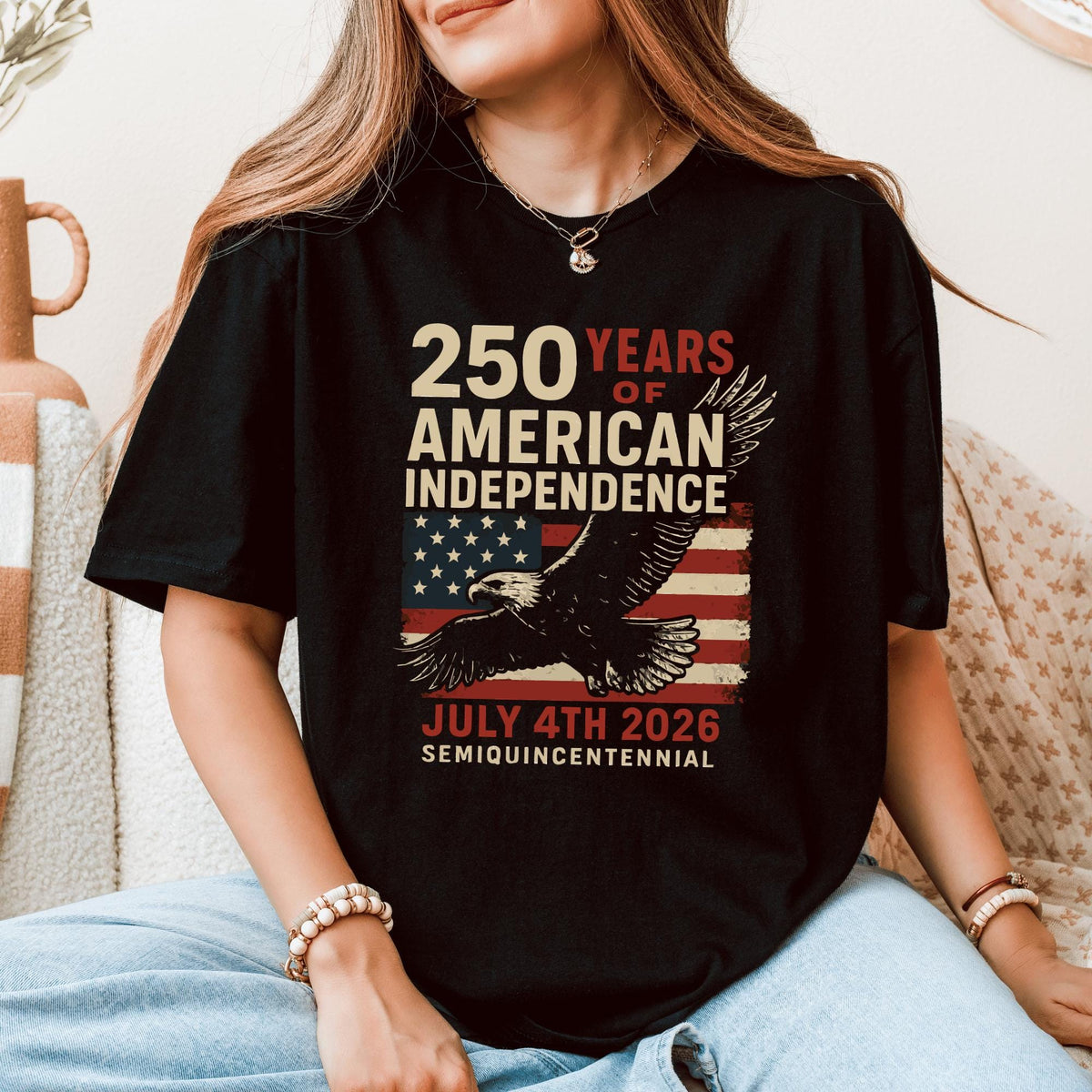 America 250th Anniversary Shirt American Flag 250th Birthday Sweatshirt 4th Of July 250th Anniversary Hoodie Patriotic Eagle Graphic Tee 1759907380117.jpg