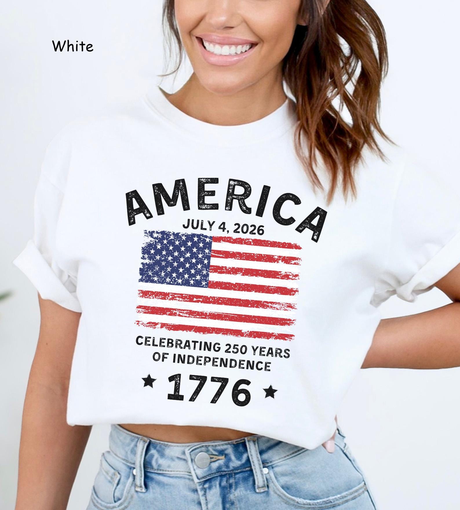 Americas 250th Birthday Quincentennial Shirt 4th Of July Happy Birthday America Tshirt Comfort Colors Usa Shirt 1759908064407.jpg