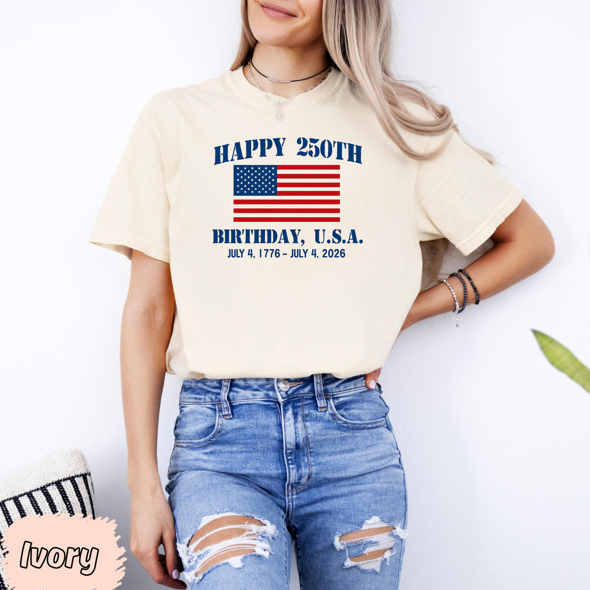 Happy 250th Birthday Usa Shirt Patriotic 4th Of July Shirt America 250 Tee Semiquincentennial Gift Independence Day Usa Shirt 1776 2026 1759908981023.jpg