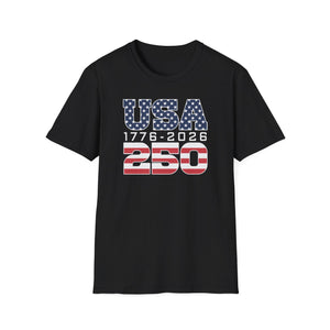 Patriotic Usa 250 T Shirt Usa 250th Anniversary Tee Unisex Graphic Shirt Independence Day Gift 4th Of July 1776 1759909166412.jpg