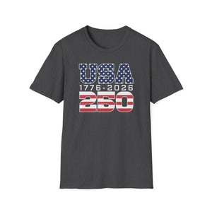 Patriotic Usa 250 T Shirt Usa 250th Anniversary Tee Unisex Graphic Shirt Independence Day Gift 4th Of July 1776 1759909166463.jpg