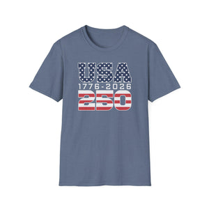 Patriotic Usa 250 T Shirt Usa 250th Anniversary Tee Unisex Graphic Shirt Independence Day Gift 4th Of July 1776 1759909166483.jpg