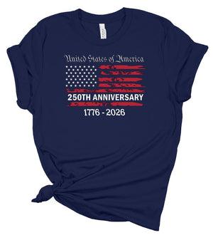 United States 250th Anniversary Shirt 1776 2026 Historic American Flag Tee Soft Unisex Bicentennial T Shirt Founding Fathers Tribute 1759909497694.jpg