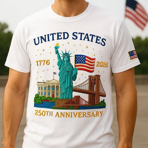 United States 250th Anniversary Shirt Usa 1776 2026 Patriotic 3d Shirt Semiquincentennial Gift For Men American Flag Tee 1759909670178.jpg