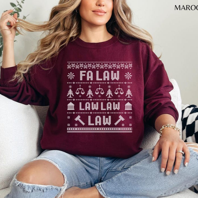 Lawyer Christmas Gift Funny Lawyer Sweatshirt Gift For Lawyer Ugly Christmas Sweatshirt Law School Gift Attorney Holiday Sweater 1759912178777.jpg