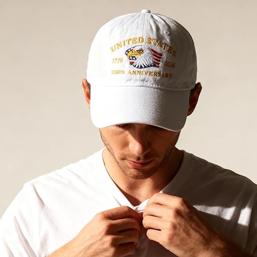 Eagle   Usa 250th Anniversary Hat Adjustable United States Patriotic Cap For 250th Celebrationvintage Washed Baseball Cap 1759977930134.jpg