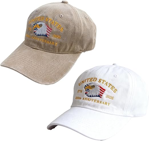 Eagle   Usa 250th Anniversary Hat Adjustable United States Patriotic Cap For 250th Celebrationvintage Washed Baseball Cap 1759977930552.jpg