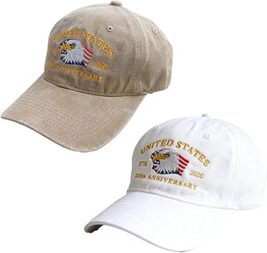 Eagle   Usa 250th Anniversary Hat Adjustable United States Patriotic Cap For 250th Celebrationvintage Washed Baseball Cap 1759977930552.jpg