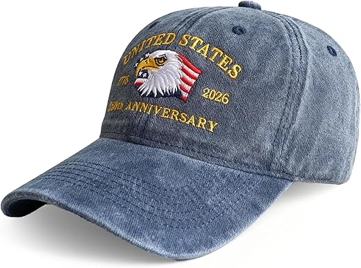 Eagle   Usa 250th Anniversary Hat Adjustable United States Patriotic Cap For 250th Celebrationvintage Washed Baseball Cap 1759977930607.jpg