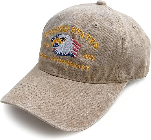 Eagle   Usa 250th Anniversary Hat Adjustable United States Patriotic Cap For 250th Celebrationvintage Washed Baseball Cap 1759977930826.jpg