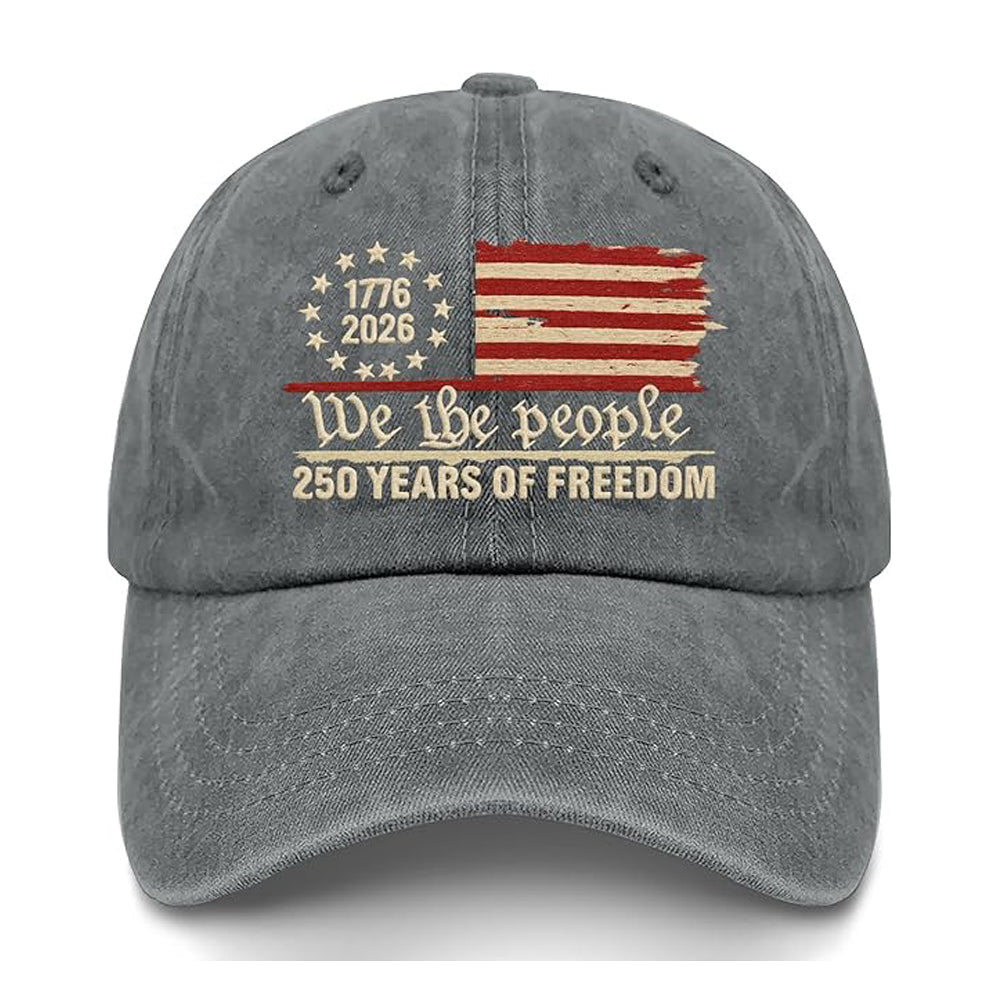 Us 250th Anniversary 250 Years Freedoms 1776 2026 Baseball Hats Funny 1759979052670.jpg