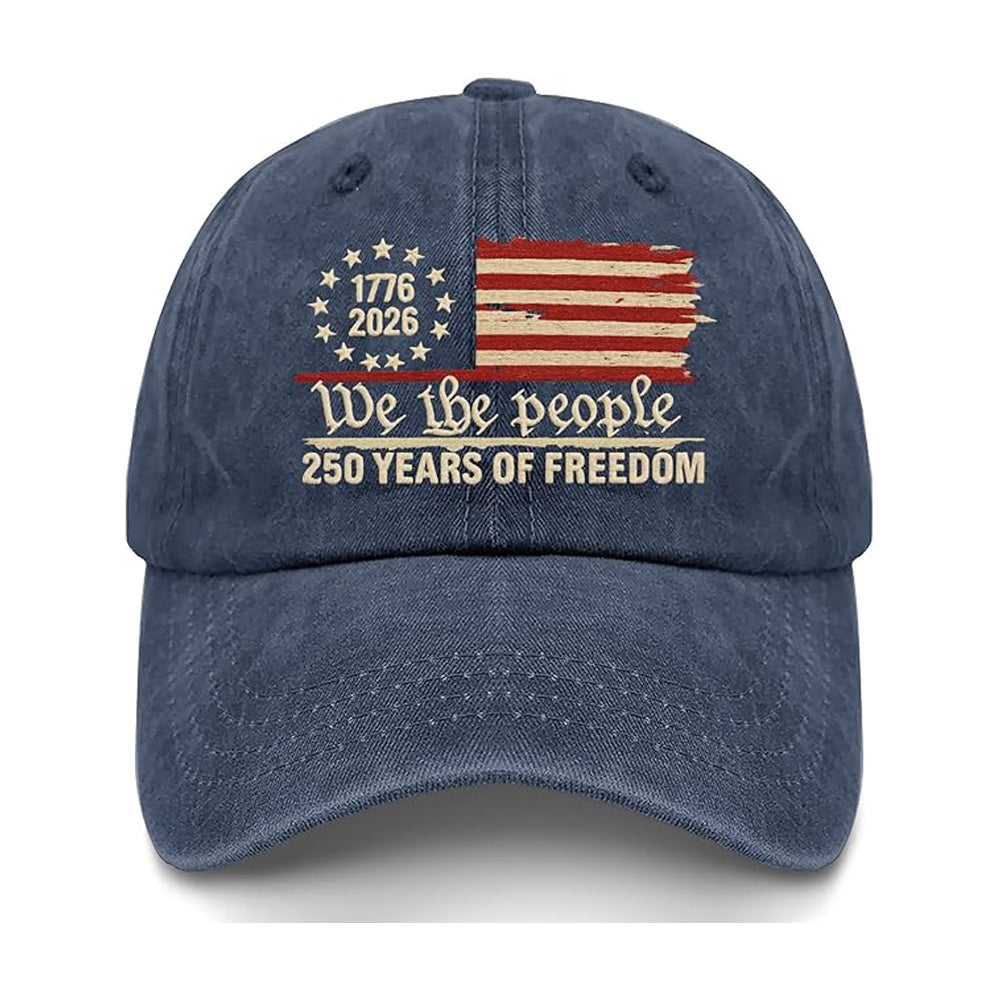 Us 250th Anniversary 250 Years Freedoms 1776 2026 Baseball Hats Funny 1759979052857.jpg