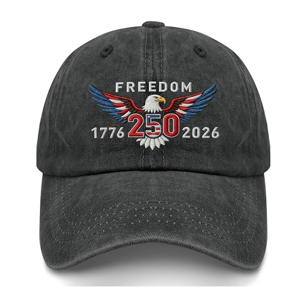 Eagle Liberty Freedom 250 Years Baseball Hat Outdoor Embroidered Caps For Her 1759979995613.jpg
