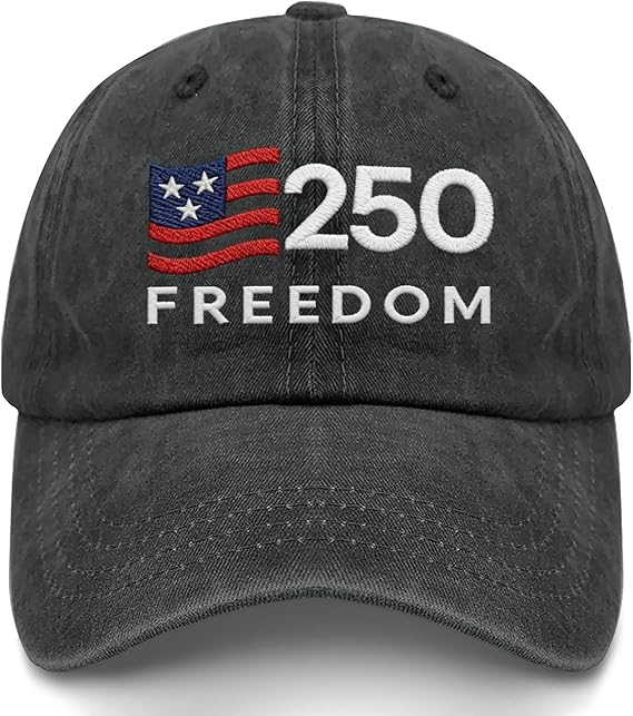 Us Flag 250 Years Baseball Hat Outdoor Embroidered Caps For Her 1759980519356.jpg