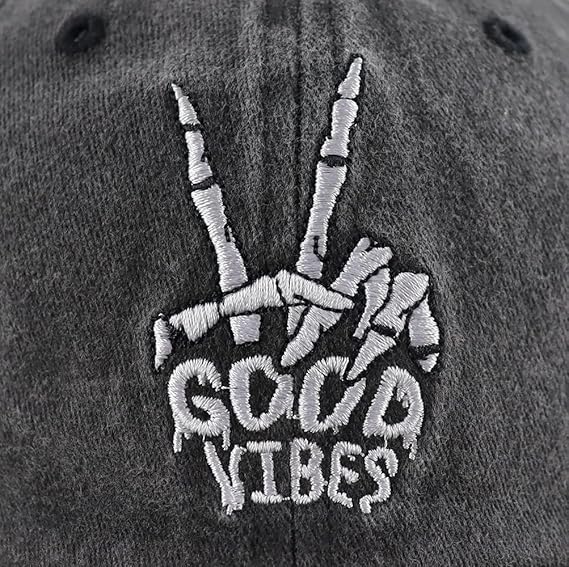 Skeleton Hand Hat For Men Women Funny Adjustable Cottom Embroidered Skull Finger Baseball Cap 1759981711873.jpg