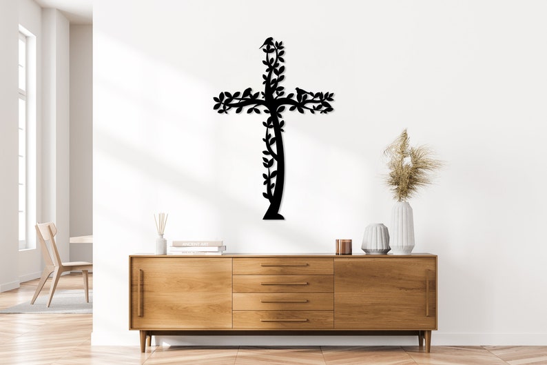 Cross Metal Wall Art Tree And Birds Living Cross Hanging Religious Home Accent God Metal Sign Christian Wall Decor Religious Giftart 1760085756586.jpg