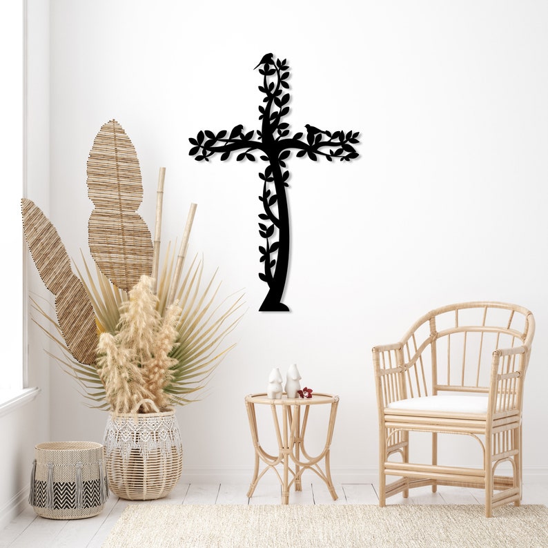 Cross Metal Wall Art Tree And Birds Living Cross Hanging Religious Home Accent God Metal Sign Christian Wall Decor Religious Giftart 1760085757054.jpg