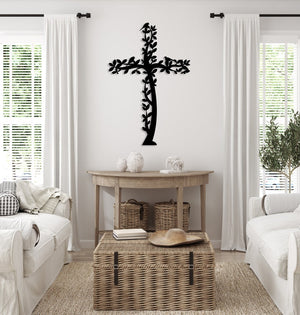 Cross Metal Wall Art Tree And Birds Living Cross Hanging Religious Home Accent God Metal Sign Christian Wall Decor Religious Giftart 1760085757254.jpg