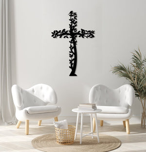 Cross Metal Wall Art Tree And Birds Living Cross Hanging Religious Home Accent God Metal Sign Christian Wall Decor Religious Giftart 1760085757481.jpg