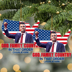 God Family Country Charlie Kirk Acrylic Ornament Charlie Kirk Memorial Ornament Pray For Charlie Kirk Ornament 683148 1760348110071.jpg