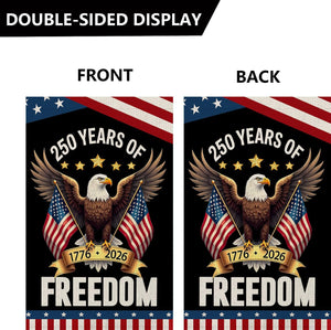 250 Years America Garden Flag250th Anniversary Usa Patriotic Banner Double Sided With Eagle Design 1776 2026 Commemorative 1760435147994.jpg