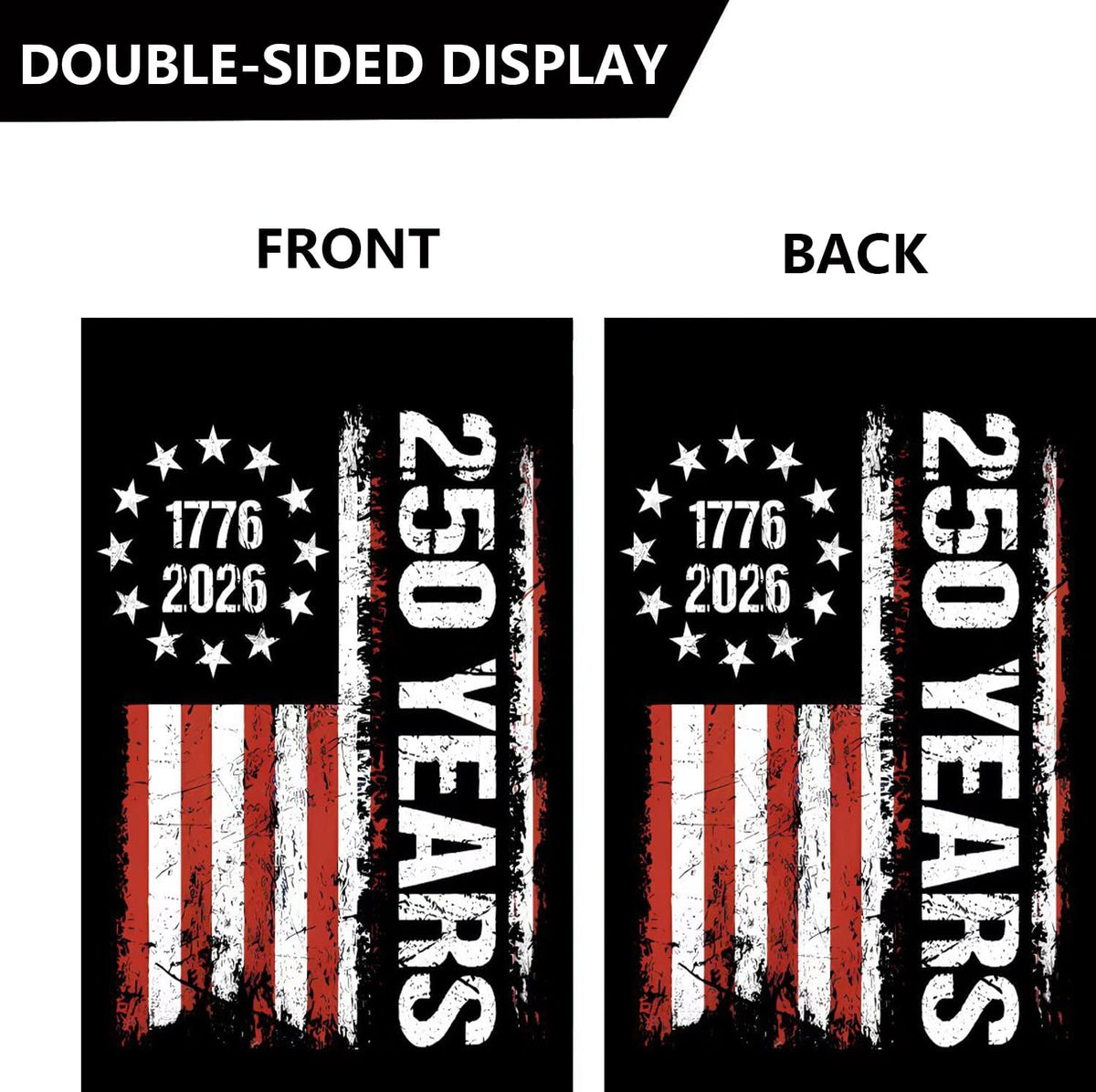 250 Years America Garden Flagblessings 250th Years Anniversary Usa Patriotic Banner Double Sided With Stars And Stripes Design1776 2026 Commemorative 1760435278481.jpg