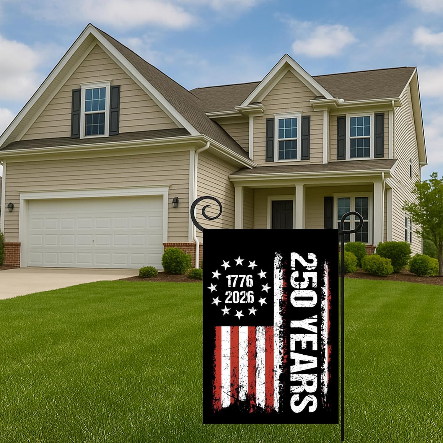 250 Years America Garden Flagblessings 250th Years Anniversary Usa Patriotic Banner Double Sided With Stars And Stripes Design1776 2026 Commemorative 1760435278493.jpg