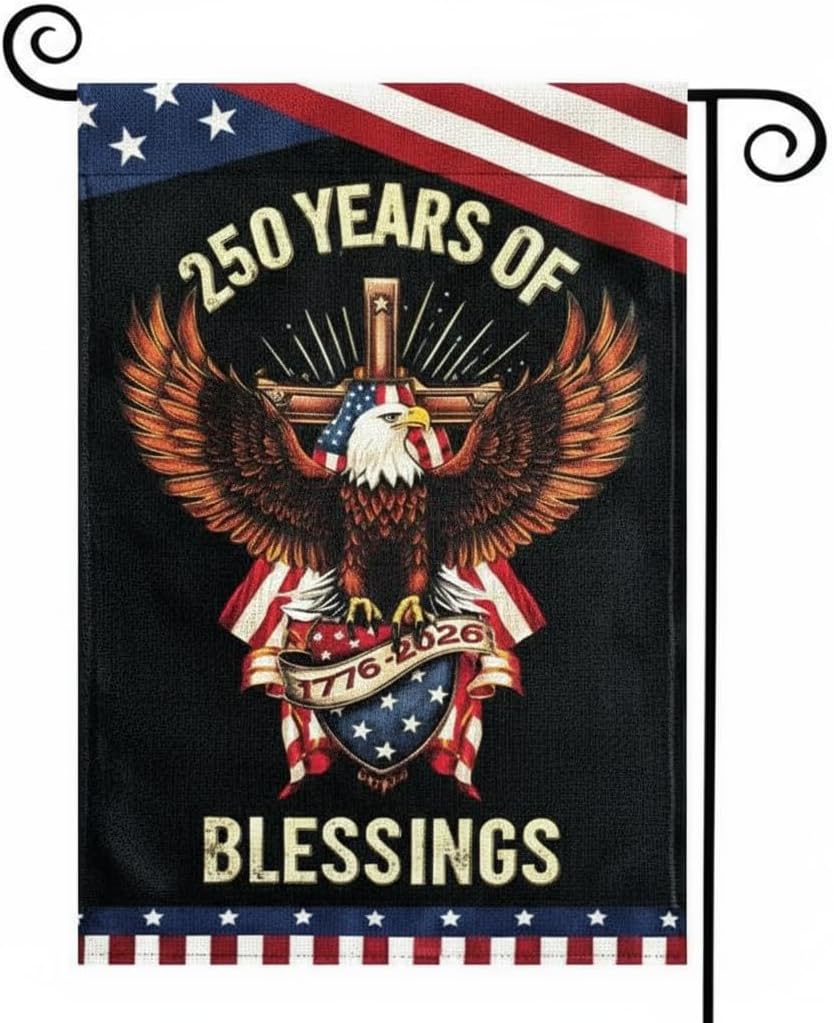 250 Years America Garden Flagblessings 250th Years Anniversary Usa Patriotic Banner Double Sided With Stars And Stripes Design1776 2026 Commemorative 1760435978833.jpg