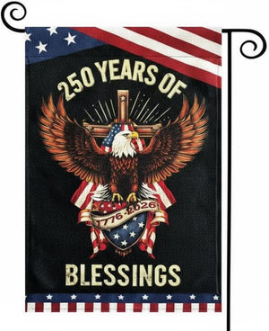 250 Years America Garden Flagblessings 250th Years Anniversary Usa Patriotic Banner Double Sided With Stars And Stripes Design1776 2026 Commemorative 1760435978833.jpg