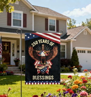 250 Years America Garden Flagblessings 250th Years Anniversary Usa Patriotic Banner Double Sided With Stars And Stripes Design1776 2026 Commemorative 1760435978876.jpg