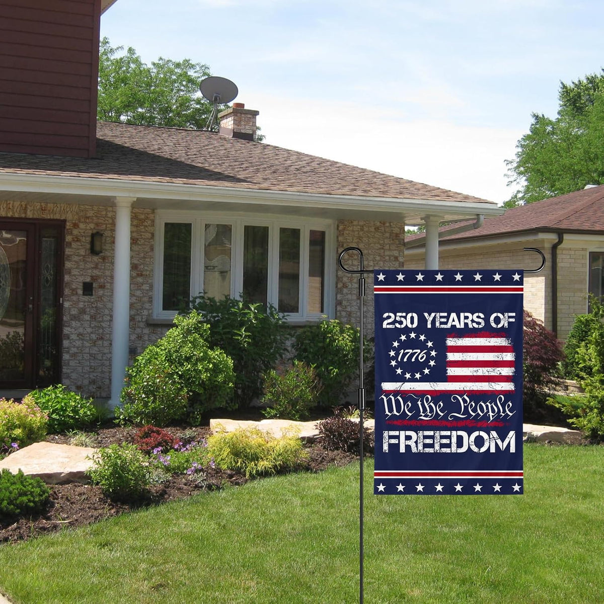 We The People 1776 2026 Flag Memorial Day Patriotic 250th Birthday 250 Years United States Indoor Garden Decoration 1760436121742.jpg