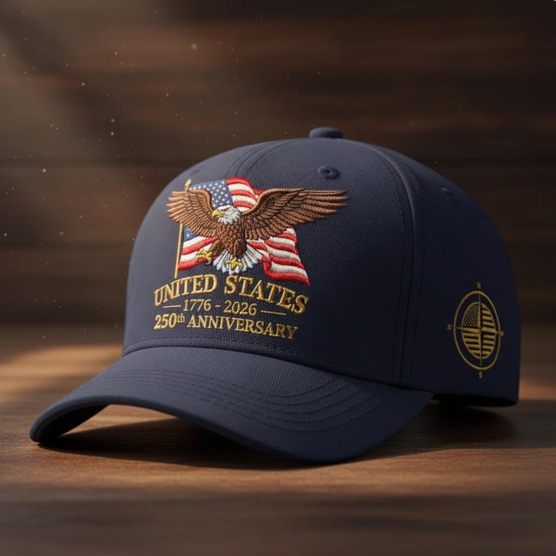 Usa 250th Anniversary Eagle Baseball Cap Patriotic Adjustable Hat American Heritage 1776 2026 Unisex Gift Christmas Gift Gift For Dad 1760668520973.jpg