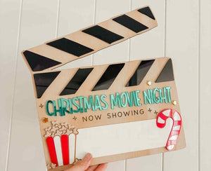 Christmas Movie Night Dry Erase Board Xmas Cinema Sign Family Tradition  Christmas Decor  Cozy Xmas 1760673785906.jpg