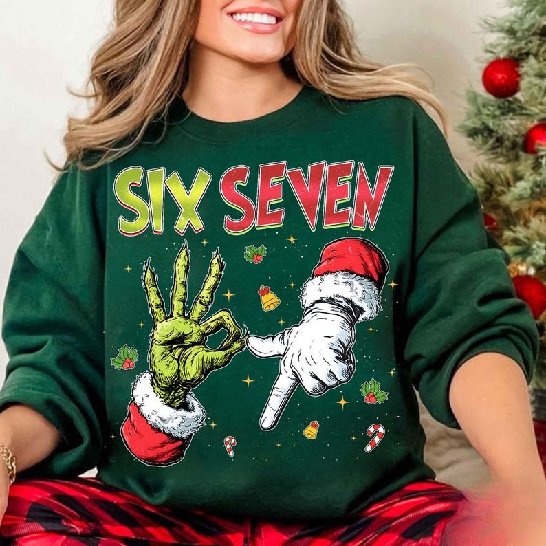 Trending Six Seven Meme Shirt Funny Mean Guy Christmas Shirt Viral 6 7 Joke Shirt Internet Humor Xmas Shirt 1760686998558.jpg