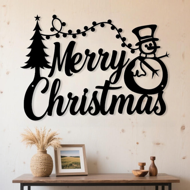 Personalized Merry Christmas Metal Sign Snowman Metal Wall Decor Christmas Metal Wall Art Christmas Tree Home Decor Holiday Outdoor Deco 1760694656002.jpg