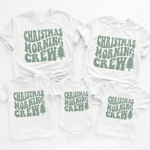 Christmas Morning Crew Shirts   Cute Matching Family Holiday Presents Tree Outfit   Unisex Adult Kids Or Baby Graphic Tee 1760755772492.jpg