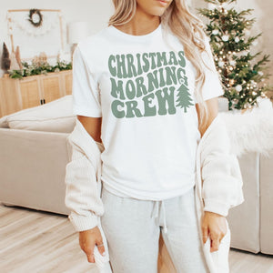 Christmas Morning Crew Shirts   Cute Matching Family Holiday Presents Tree Outfit   Unisex Adult Kids Or Baby Graphic Tee 1760755772602.jpg