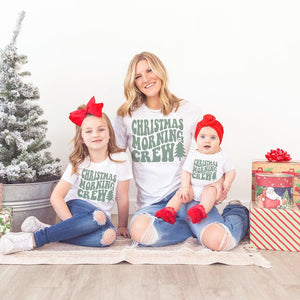 Christmas Morning Crew Shirts   Cute Matching Family Holiday Presents Tree Outfit   Unisex Adult Kids Or Baby Graphic Tee 1760755773217.jpg
