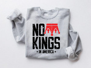 No Kings In America Sweatshirt Protest Shirt Democracy Sweatshirt Gift For Anti Maga Patriotic Sweater Liberal Shirt 1760944847874.jpg