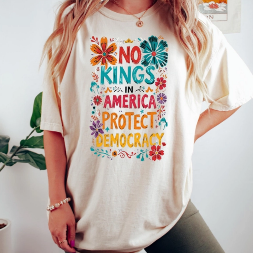 No Kings In America Protect Democracy Shirt Rejecting Kings Since 1776 Protest Shirt Protect Resist Tee 1760946555365.png