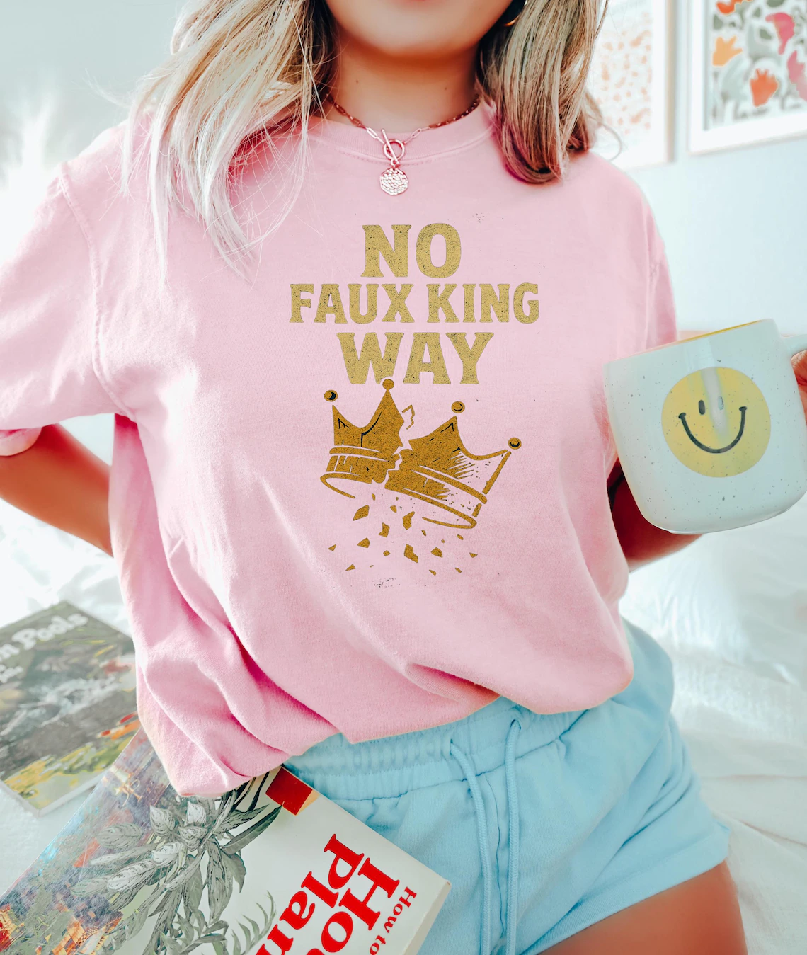 No Faux King Way Shirt Political Protest T Shirt Snarky No Kings In America Outfit Snarky Tee 1760948970729.png