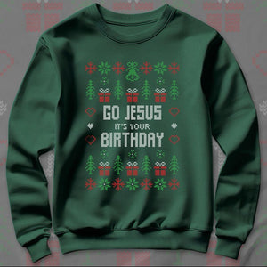 Go Jesus Its Your Birthday Shirt Funny Jesus Shirt Christian Christmas Sweatshirt Ugly Jesus Sweater Catholic Gifts Religious Humor 1761014815271.jpg